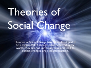 Theories of Social Change