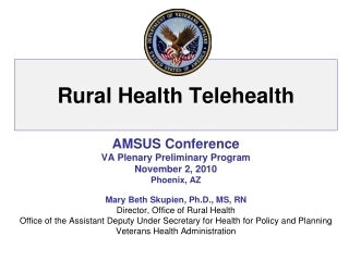 Rural Health Telehealth