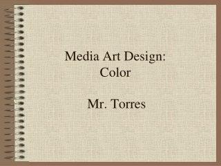 Media Art Design: Color