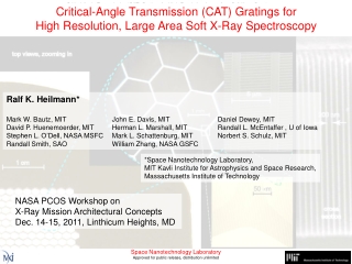 Critical-Angle Transmission (CAT) Gratings for