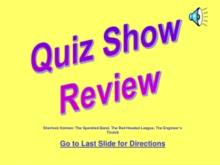 Quiz Show  Review