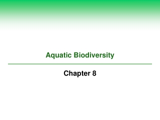 Aquatic Biodiversity