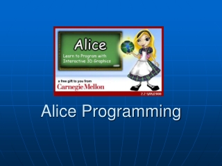 Alice Programming