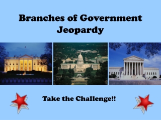 Branches of Government Jeopardy