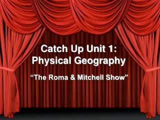 Catch Up Unit 1: Physical Geography