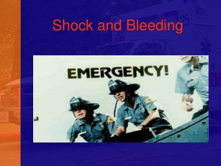 Shock and Bleeding