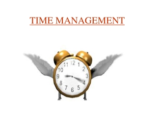 TIME MANAGEMENT