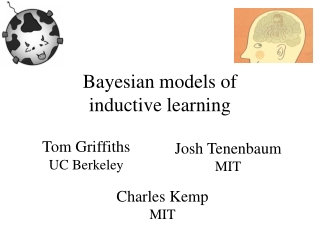 Bayesian models of  inductive learning