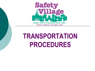 TRANSPORTATION PROCEDURES