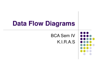 Data Flow Diagrams