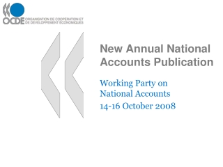 New Annual National Accounts Publication