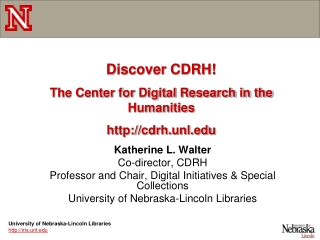 Katherine L. Walter Co-director, CDRH