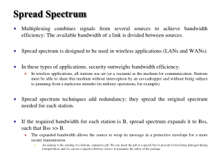 Spread Spectrum