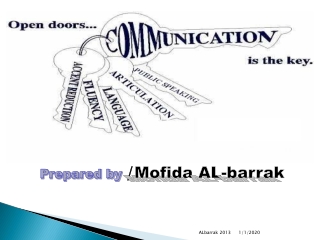 Prepared by  / Mofida  AL-barrak