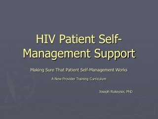 HIV Patient Self-Management Support