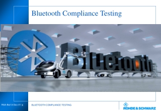 Bluetooth Compliance Testing