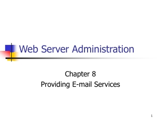 Web Server Administration