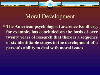 Moral Development