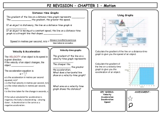 KEY WORDS: Velocity Acceleration Deceleration Speed