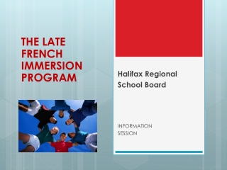 Halifax Regional  School Board INFORMATION  SESSION