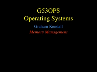 G5 3OPS Operating Systems