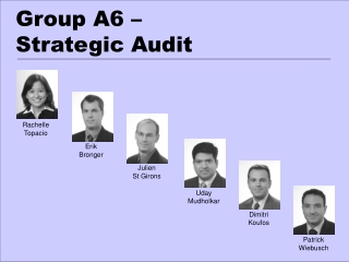Group A6 –  Strategic Audit