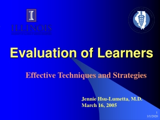 Evaluation of Learners