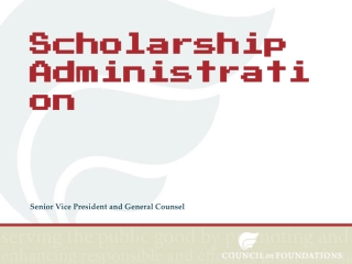 Scholarship Administration