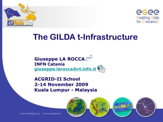 The GILDA t-Infrastructure