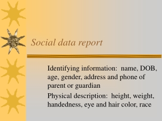 Social data report