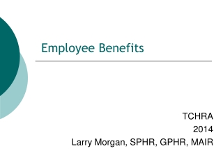 Employee Benefits