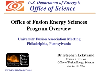 U.S. Department of Energy’s Office of Science