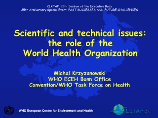 WHO European Centre for Environment and Health