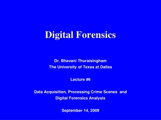 Digital Forensics