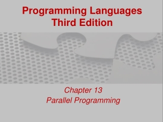 Programming Languages Third Edition