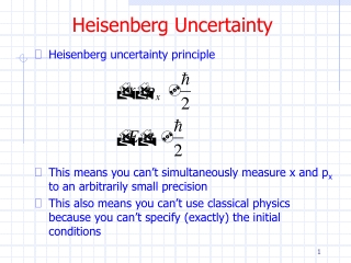 Heisenberg Uncertainty