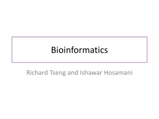 Bioinformatics