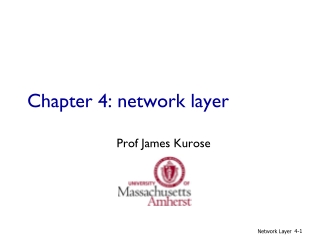 Chapter 4: network layer