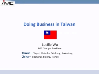 Doing Business in Taiwan