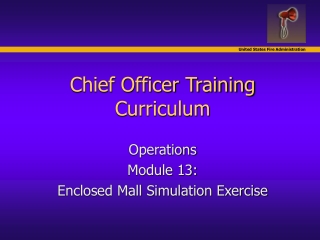 Chief Officer Training Curriculum