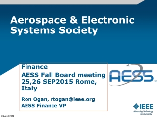 Aerospace &amp; Electronic Systems Society