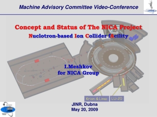 Machine Advisory Committee Video-Conference