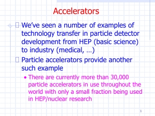 Accelerators