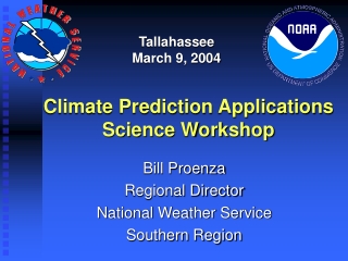 Climate Prediction Applications Science Workshop