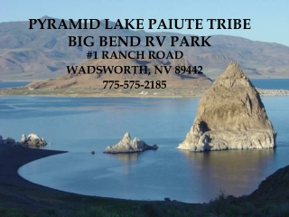 PYRAMID LAKE PAIUTE TRIBE BIG BEND RV PARK