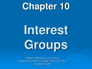 Interest Groups