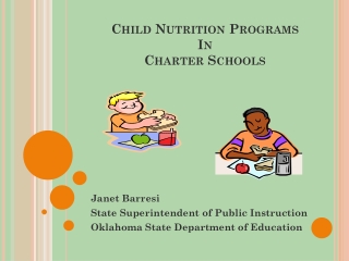 Child Nutrition Programs  In  Charter Schools