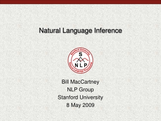 Natural Language Inference