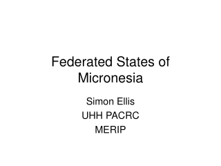 Federated States of Micronesia