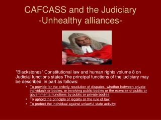 CAFCASS and the Judiciary -Unhealthy alliances-